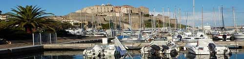 Le port et la citadelle de Calvi 